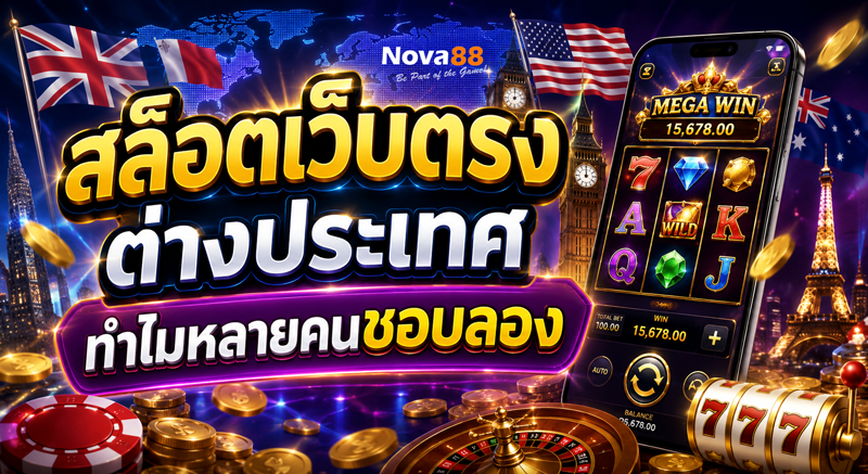 สล็อตเว็บตรง ต่างประเทศ